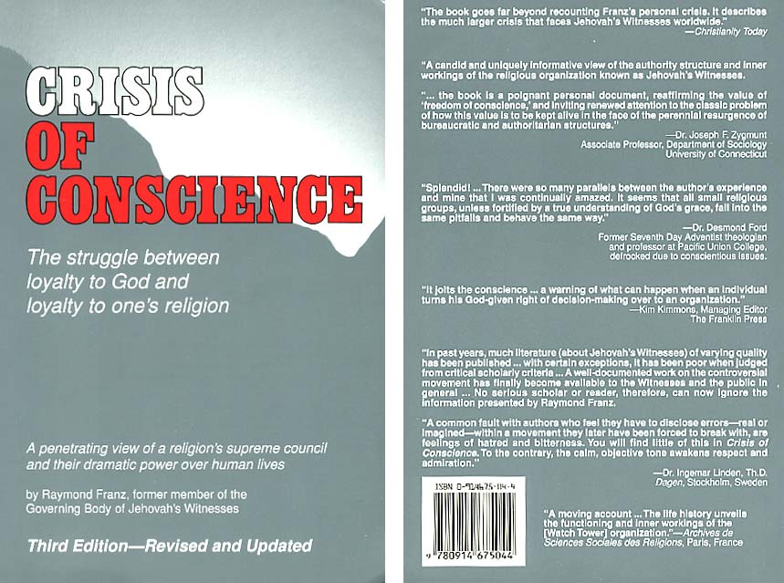 Book picture: Franz, R., Chrisis of concience
